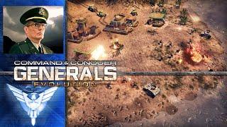 Command And Conquer : Generals Evolution 2021 | USA Townes - Laser General  VS Ultra | 2k 1440p