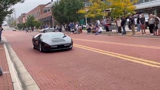 Vector W8 Twin Turbo Leaving Cars and Coffee Grand Rapids