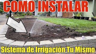 Como Instalar Un Sistema de Irrigación Residencial Tu Mismo Para Que No Se Seque El Pasto Y Plantas