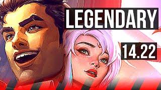 JAYCE vs IRELIA (TOP) | Quadra, Legendary, 44k DMG | KR Diamond | 14.22