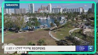 Sarasota's Bayfront Park reopens after damage from hurricanes