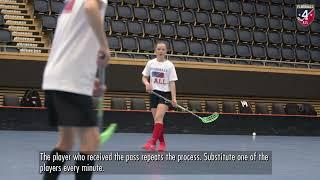 Floorball Drills - Norwegian Square