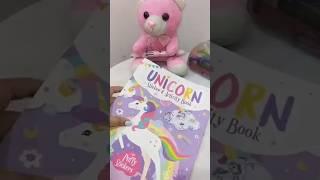 unicorn activity book#book #fun #activity #unicorn  #lhallenge #shorts #foryou #maze