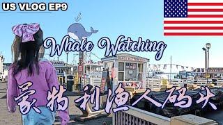 US Vlog EP9 | 加州RoadTrip - 加利福尼亚蒙特雷鲸鱼观赏之旅 Whale Watching + 探索卡梅尔海滨小镇 Carmel by the Sea  的艺术魅力