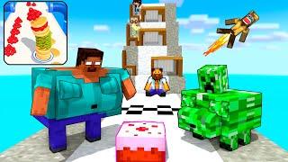 Minecraft Mobs: PANCAKE RUNNER CHALLENGE - Minecraft animation