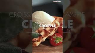 Croiffle im Waffeleisen #shorts #gastroback #rezept