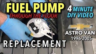 Astro Van Fuel Pump Replacement - 1996-2005 (GMC Safari) - 4 MINUTE DIY VIDEO