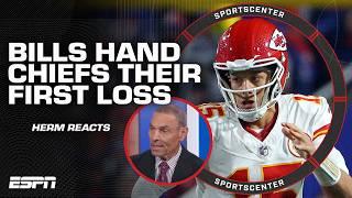 UNDEFEATED NO LONGER  REACTION to Bills handing Chiefs their first loss this season | SportsCenter