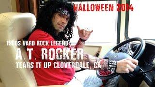 RVLove does Halloween 80s Style – Rock Legend "A.T. Rocker" tears it up in Cloverdale, CA