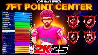 This 7FT POINT CENTER has CRACKED NBA 2K25… DEMIGOD 7'0 ISO BUILD!