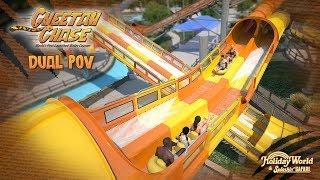 Cheetah Chase Dual POV | Holiday World & Splashin' Safari