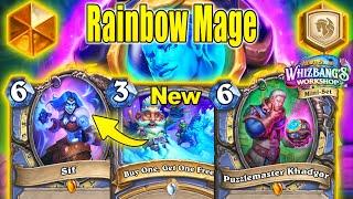 NEW Rainbow Mage Deck Is Actually Playable Standard Meta Whizbang's Workshop Mini-Set | Hearthstone