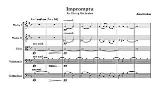 Sibelius - Impromptu for Strings Op. 5 (Score)