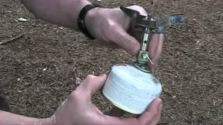 Only The Lightest, Ch 52: Ultralight Backpacking, How To Use An Isobutane/Propane Backpacking Stove