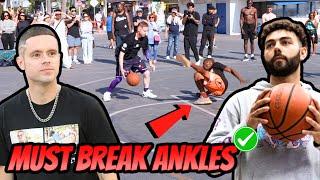 The Professor & D'Friga 2v2 vs HOSTILE Hoopers Venice Beach