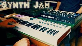 Yamaha TX7 (DX7) - Brian Eno patch - Yamaha RX11, Novation BassStation2 - Synth Jam with Ed Bettella