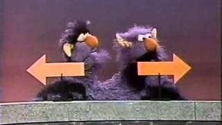 Classic Sesame Street - 2-headed monster follows the arrows