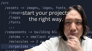 start your next coding project with this folder structure to become a senior developer