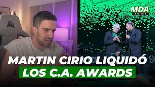 MARTÍN CIRIO fue DURÍSIMO con los COSCU ARMY AWARDS