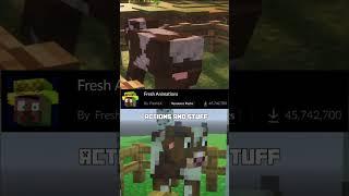 Minecraft Animations – Actions and Stuff 1.4 vs Fresh Animations!