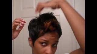 *halle berry* *hair cut*  how to get her spiky *pixie* hair style