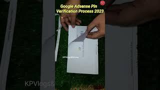 Google Adsense Pin Verification Process 2023