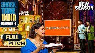 Sharks को Finance market की शिक्षा देने आया 'ZebraLearn'! | Shark Tank India S4 | Full Pitch