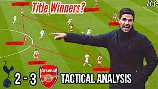 Arteta’s Changes + Are Arsenal Title Favourites? Tottenham Hotspur 2-3 Arsenal Tactical Analysis