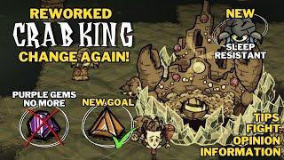 NEW CRAB KING CHANGE AGAIN!! Sleep immunity, Gems change & More - Don't Starve Together | Beta