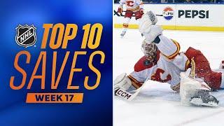 Top 10 Saves from Week 17 | 2023-24 NHL Season