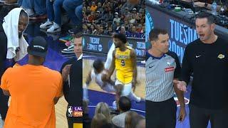 Bronny James called for flagrant foul had LeBron, JJ Redick and Kevin Durant shocked