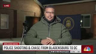 Police Shoot and Chase Suspect From Bladensburg to DC | NBC4 Washington