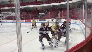 Tom Kiesewetter in net for BCH vs Don Bosco 12.21.19