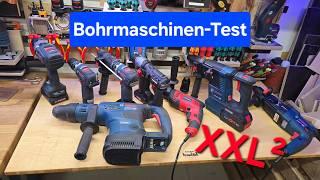 XXL² Bohrmaschinen + Bohrer-Test in Stein  mit Tipps & Tricks 