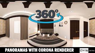 How to Create 360 Panoramas with Corona Renderer in 3ds max