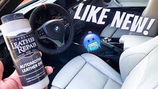 How To Make Any BMW Interior Look Brand New!! (Leather Dye)