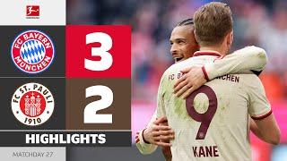 Sané-Brace In Narrow Victory! | FC BAYERN - FC ST. PAULI | Highlights | MD27 – Bundesliga 2024/25