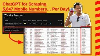 ChatGPT for Scraping 5,847 Mobile Numbers... Per Day!