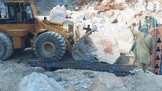 mining world AH.caterpillar loader loading ziarat morble moshtarka mininy company operator Saqib