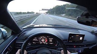 2018 Audi S5 - 267km/h Autobahn top speed - POV