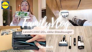 XL FamilyVlog • Lidl Einkauf• Levoit LVAC-200 Akku-Staubsauger - mega Angebot der bisher beste 