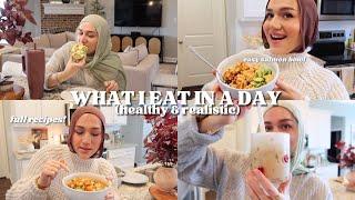 WHAT I EAT IN A DAY (for weight loss!) Healthy & Realistic, Full Recipes