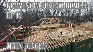 Framing a Custom Home 3 - EPISODE 15 (Rafters pt. 2)