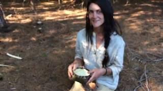 Making a Pine bark basket -Way of the Earth School