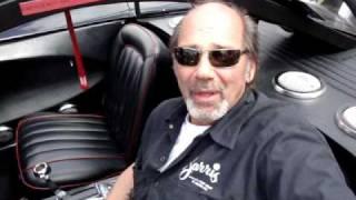 1966 tv Batmobile - Tony Woods, Barris Kustom, pops the hood