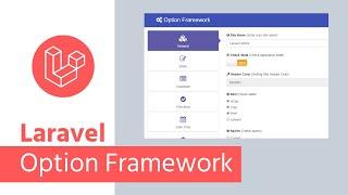 Laravel Option Framework - Installation & configuration | Laravel Article