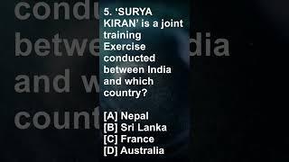 SURYA KIRAN’ is a joint training Exercise // #quiz #shorts #gk #today #trending #currentaffairs
