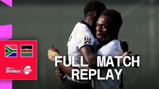 Last Minute DRAMA! | South Africa v Kenya | Dubai 2024 HSBC SVNS | Full Match Replay