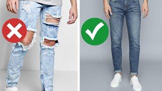 7 Ways To Look BETTER Wearing Jeans