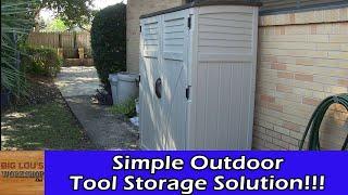 Outdoor Tool Storage Unboxing and Assembly